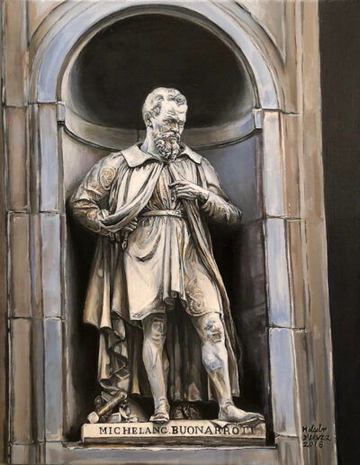 Michelangelo’s statue by Malcolm D’Souza