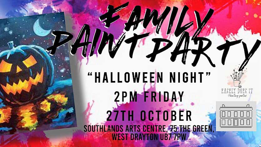 Family Paint Party - Paint a Pumpkin for Halloween